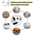 Miniatyrbild 4 av 5: 8 st möbelben strumpor överdrag söt katt tass design hög elasticitet