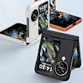 Miniatyrbillede 3 af 5: PC Skin Feel Etui til OPPO Find N3 Flip (Sort)
