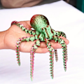 Miniatyrbillede 3 af 4: 7,5 tommer 3D-printet Blæksprutte Dyr Legetøj Bidbar Blæksprutte Gadgets 3D-printede Gaver Kreative Dekorationer Bidbar Blæksprutte Legetøj Hjem Dekorationer