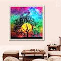 Pikkukuva 2 / 5: 30 x 40 cm, arbre de vie lune combinaison Diamond Painting Brod