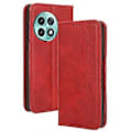 Miniatyrbillede 1 af 5: For OnePlus Ace 2 Pro 5G Retro PU Læderetui Stødsikkert Wallet Stativ Telefon Cover (Style B)