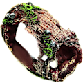 Miniatyrbillede 2 af 5: Harpiks Ugiftig Akvarium Ornament Knust Tønde Hule Landskab