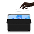 Miniatyrbild 5 av 5: Fullständigt skyddande surfplattafodral PU-skydd Tri-fold för MatePadPro11 (Grå)