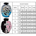 Pikkukuva 2 / 2: Demon Slayer Anime Print Huppari Hupparit Topit Villapaita Pitkähihainen Huppari Miehille Naisille -NMAOV(M B)