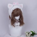 Miniatyrbilde 5 av 5: Lolita-hatt Søt For Katteørehette Plussj Kattungehatt Vintervarm For Hundelufting ( )