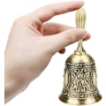 Miniatyrbild 3 av 5: Klocka, Klassisk Hög Ringklocka i Zinklegering, Traditionell Hand