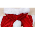 Miniatyrbild 5 av 5: Jultomte hundkostym bomull husdjurskläder vinterhuvad kappa
