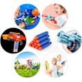 Pikkukuva 4 / 5: 7,2 cm 100 kpl vaahtomuovitikkaa Nerf N-Strike Elite -yhteensopiva N:n kanssa