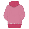 Miniatyrbilde 2 av 3: Unisex Mario 3D hettegenser for kvinner og menn, hettegenser, genser, topper, gaver (XL Peach)