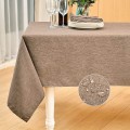 Miniatyrbilde 1 av 5: Kamel Nappe rectangulaire Nappes effet lin Nappes lavables et i