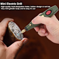 Miniatyrbillede 2 af 5: Mini roterende værktøj elektrisk boremaskine slibemaskine graver træskærer boremaskine pen kit sæt AC 100-240V(E