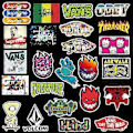 Miniatyrbild 5 av 5: Skateboarddekaler 100 st/paket Coola Vattentäta Dekaler för Laptop Vattenflaska Resväska Telefon, Skateboarddekaler för Tonåringar Pojkar Vuxna