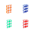 Pikkukuva 2 / 4: Rubikin kuutio taikakäärme, 4 väriä, 3 kappaletta