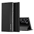 Miniatyrbilde 1 av 5: For Honor 90 Lite 5G/X50i 5G PU Lær+PC Elektroplettering Telefondeksel Stativ (Stil B)