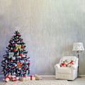 Miniatyrbilde 4 av 5: 4 glitrende julebåndsløyfer, julepynt