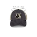 Miniatyrbilde 3 av 5: Det er det jeg gjør, jeg fikser ting og jeg kan ting Hatt Kul hatt for menn Morsom, 100% ny (Svart)