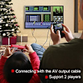 Miniatyrbillede 2 af 5: Håndholdte Spilkonsoller, Mini Retro Spil med 520 Klassiske FC-spil