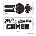 Miniatyrbild 5 av 5: 2 st Gamer väggdekaler, väggdekaler konstdekorationer Video G