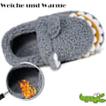 Miniatyrbild 4 av 5: 23cm-Barnens Tofflor Plysch Flickor Bomull Tofflor Pojkar Varma Krokodil Hemskor Fodrade Vinter Icke