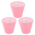 Miniatyrbillede 2 af 5: 3 stk. stof lampeskærm innovativ E14 interventionstype moderne stof lampeskærm støvdæksel til soveværelse sengekant pink