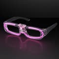 Ljudaktiverade rosa LED-partyglasögon