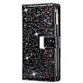 Miniatyrbillede 3 af 5: Glitter lynlås læderetui til Huawei Mate 20 Pro (Sort)