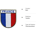 Miniatyrbillede 2 af 2: 5 stk. franske flag-patches - 8x7 cm