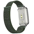 Miniatyrbillede 4 af 5: PC-etui + Nylon Loop-rem til Xiaomi Mi Band 7 Pro (Army Grøn)