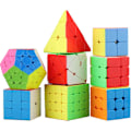 Pikkukuva 1 / 4: 8-osainen taikakuutiosarja - Sisältää nopeuskuutiot 3x3, 2x2 nopeuskuutiot