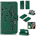 Miniatyrbillede 1 af 5: Litchi Design Imprint Feather Læder Telefon Case med Wallet Stativ til Nokia 7.2