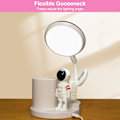 Miniatyrbillede 5 af 5: Hvid LED børne skrivebordslampe, dæmpbar trådløs skrivebordslampe med