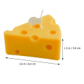 Miniatyrbilde 2 av 4: 2 stk dekorative ostduftende lys Ostlysdekor duft