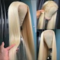 Miniatyrbilde 2 av 5: Lace Front Parykk Varmebestandig Fiber Syntetisk 4x4x1 T-Del*
