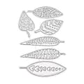 Miniatyrbild 1 av 5: Blad Löv Metall Skärformar Schablon DIY Scrapbooking Album Stämpel Papper Kort E