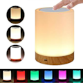 Miniatyrbilde 1 av 5: LED Touch Sensor Dimbar Bordlampe Babyrom Sovestøtte Nattbordslampe( )