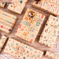 Miniatyrbild 5 av 5: Nytt musikaliskt not kraftpapper Alla hjärtans dag födelsedagspresentförpackning