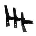 Miniatyrbilde 5 av 5: 4 stk 15cm sorte metallmøblerben - til skap, sofa, kaffebord