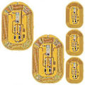 Miniatyrbild 1 av 2: 5 st Nagelstickers Nagelkonst Dekorationsstickers med NFC-sensor DIY Nagelkonststickers för Kvinnor