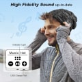 Miniatyrbillede 3 af 5: Bluetooth Hat - Strømpefyld Gaver til Mænd Kvinder Genopladelig