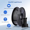 Miniatyrbillede 3 af 5: (Sort) PLA Filament til 3D-printer Hvid, 1KG af 1,75 mm PLA Fil