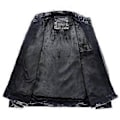 Miniatyrbillede 4 af 4: Denim Jakke Mænd Efterår Mode Jeans Jakke Frakke Mand Slim Fit Casual Frakker Overtøj Jakke Og Frakke (XXL sort)