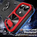 Miniatyrbilde 2 av 5: Camshield Telefondeksel For iPhone 14 Plus (Rød Svart)