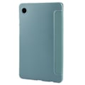 Miniatyrbillede 3 af 5: Tri-fold Læder Tablet Etui Til Samsung Galaxy Tab A9 (Mørkegrøn)