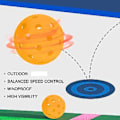 Miniatyrbild 4 av 5: Pickleball-bollar, utomhus Pickleball-bollar, 40 hål utomhus USAPA-godkända Pickleball-bollar, förpackning med 6/8