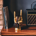 Miniatyrbilde 5 av 5: Rock On Hodetelefonstativ - Henger for lukkede hodetelefoner og ørepropper - Unik skrivebordsorganisator