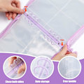 Miniatyrbillede 5 af 5: Kpop A5 Binder Fotoalbum - 6 Huller - Med 10 Lommer med 4 Rum - Transparent - A5 Format