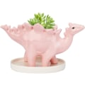 Miniatyrbild 1 av 5: Keramisk dinosaurie planterkruka, suckulenta krukor, suckulent blomma Po