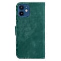 Pikkukuva 3 / 5: Prässattu nahkakotelo iPhone 12 mini:lle (Vihreä)