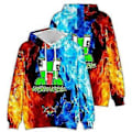 Miniatyrbillede 2 af 4: Unspeakable Børne Drenge Hættetrøjer Youtuber Merch Hættetrøje Langærmet Afslappet Pullover Toppe (13-14 år)