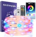 20M LED-ljusslinga, utomhus USB LED-ljusslinga med appkon